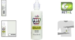 Creative 4oz Glow-in-the-Dark Fabric Paint – Permanent, Washable, Safe for Kids