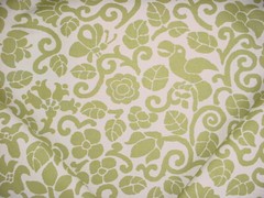 11-1/8Y Lee Jofa Groundworks GWF-2744 Parrots Apple Upholstery Fabric