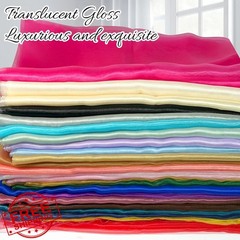 Sheer Organza Fabric by The Yard, 11 Yard x 60 Inch Wide White Silk Organza F…
