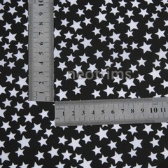 Printed Stars Pattern Woven Fabric & 100% Cotton Voile; Crafts,Curtains,Linings