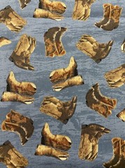 100% Cotton Cowboy Boots Fabric By Windham