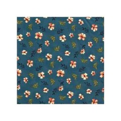 03445 Amma’s Garden Sm Poppy Teal – Cotton Quarter Yard