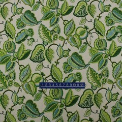 STOUT MUSE EMERALD GREEN LARGE LEAF VINE FLORAL MULTIPURPOSE FABRIC BY YARD 54″W