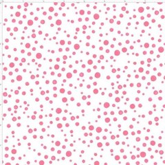 Loralie FLAMINGO Balloon Dot Pink White Quilt Fabric Sold by 1/2 Yard #692-339