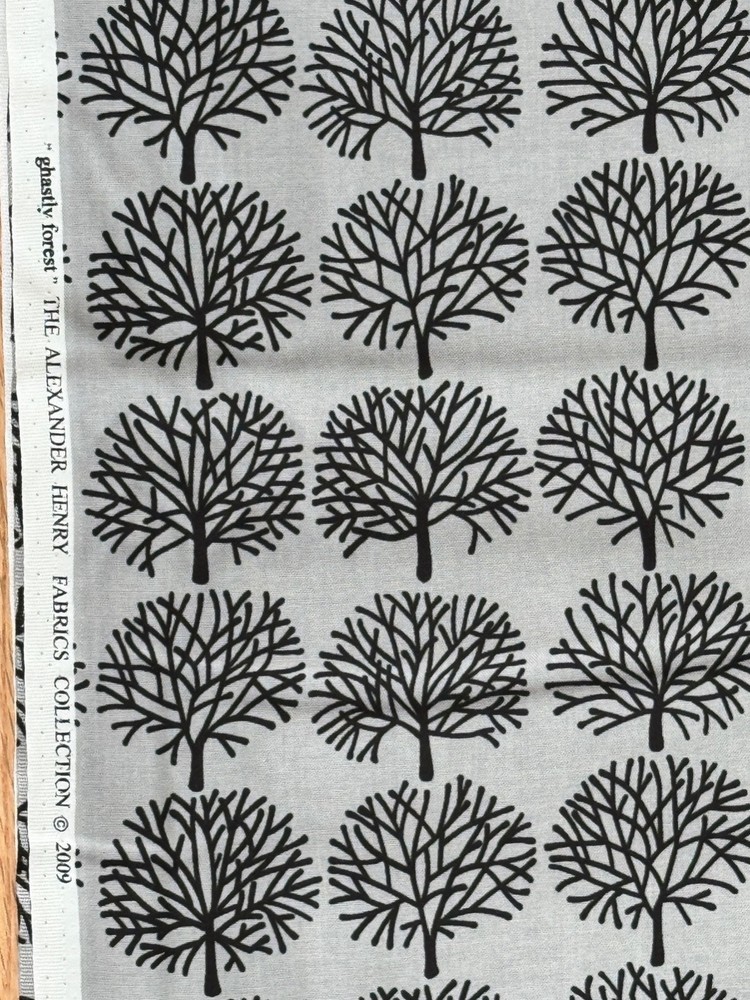 Alexander Henry Ghastlies Ghastly Forest Trees 2009- HALF YARD 18 x 44