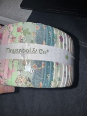 Tinyspool & Co. Jelly Roll Fabric Strips for Quilting, Waterlily Pond