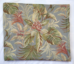 Tropical Floral Foliage Tapestry Jacquard Fabric Upholstery 58″x 2 Yards Elegant