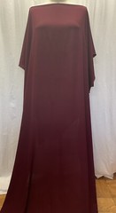 100% Silk Charmeuse Rich Luxurious Burgundy Fabric 1.5 Yards Long 45″ Wide