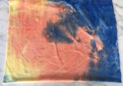 Brushed Tie-Dye Print Poly/Spandex Stretch Knit Fabric USA Seller-Free Returns.