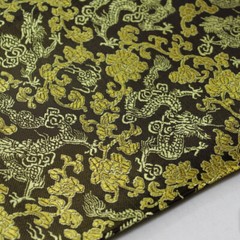 DIY Oriental Chinese Fabric Dragon Brocade Kimono Hanfu Cheongsam Dress Cloth