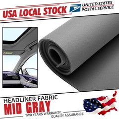 35″×60″ MID Gray Headliner Fabric Knit Material for Car/Truck Roof Upholstery