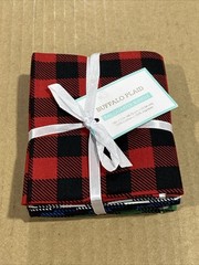 Eugene Textiles Buffalo Plaid Fat Quarter Bundle Of 5, 18” x 21” 100% Cotton New