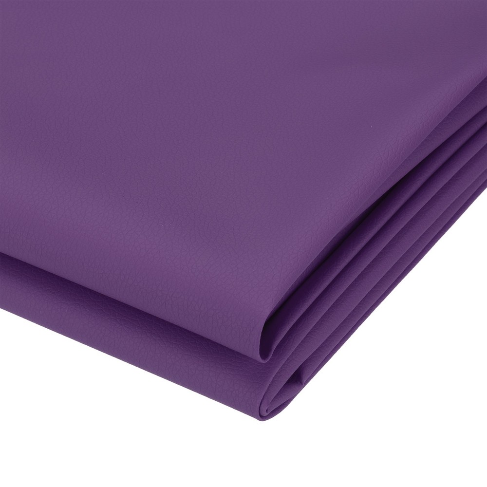 63×39.4in Faux Leather Sheets, Faux Leather Fabric Vinyl PVC, Light Purple