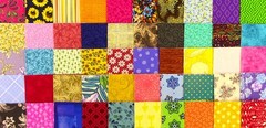 Classic Scrap Pack – 1,000 Pieces – Mixed Sizes No Duplicates – 100% Cotton 5614