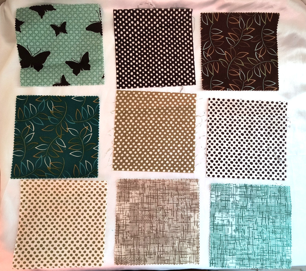 56 Pieces Cotton Fabric Charm 5″x5″ Cuts Multicolor Quilting Crafting Sewing