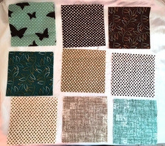 56 Pieces Cotton Fabric Charm 5″x5″ Cuts Multicolor Quilting Crafting Sewing