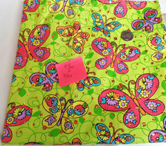Groovy Butterfly Throw Pillow Fabric