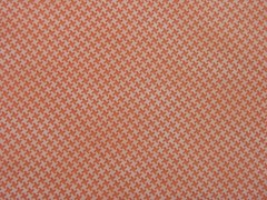 Red Rooster -Herringbone Collection- Check in Peach (OOP)