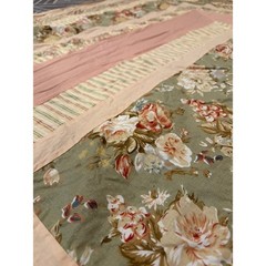 Cottage chic quilt top | unfinished quilt top