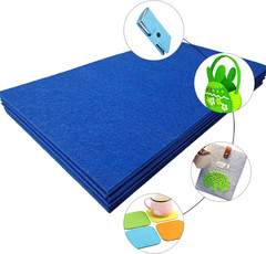 Stiff Craft Felt Sheets, 2mm Thick Felt Fabric for Crafts, 12pcs 7 x 11.3 inch C