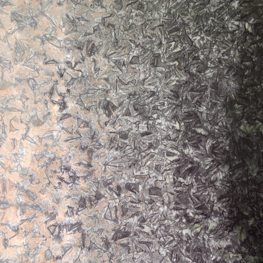 1 Yard Cut of Lunn Fabric Ombre Handpaint 100% Cotton 7033 Pewter Peach Black