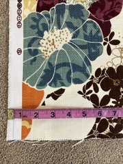 RICHLOOM AMELIA PRINTED COTTON DECORATOR FABRIC GRAFFITI – SIZE 38.25″ W x 56.5″