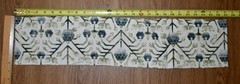 Zak+Fox KHOTAN — Indigo & Green Cotton/Linen Print Fabric LOT 16 LARGE REMNANTS