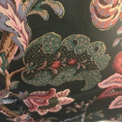 STANLEY KING STUDIO screen print Floral Fabric -1 Yard -Jaco Bean