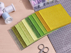 – 11 Options Solids with Tweed Tonals – Assorted Color Cotton Quilting Fabric Bu