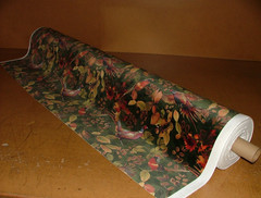 Curtain Upholstery Velvet Fabric “Pheasant Forest” Soft Furnishing Cushion Use