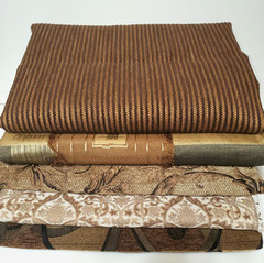 Five-Piece Crafter’s Bundle Drapery Upholstery Fabric – 7+ yds.