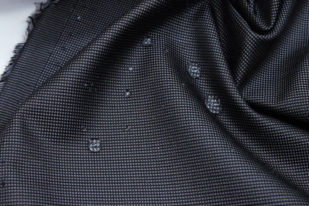 2.5m Ermenegildo Zegna Silk rainwear fabric trench coat water repellent Seta100%