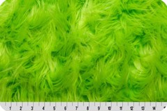 Faux Fur Gorilla Lime Acrylic/Polyester Fabric by the Yard