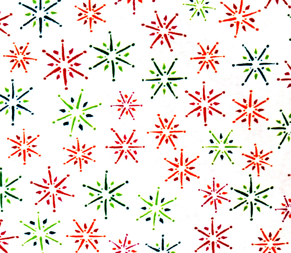 FABRIC-Michael Miller Christmas Print “Radiant Stars”