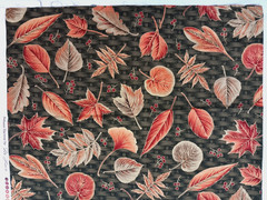 AUTUMN HARVEST Fabric M’Liss Fall Leaves Berries 2 Pieces each 1/2 yard