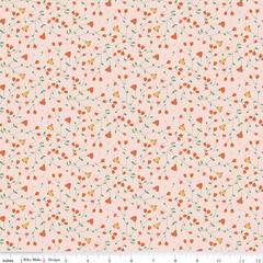 1/4 Yard 9×42 Riley Blake “Serendipity 2″ Floral Blush Quilt Cotton