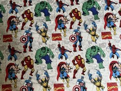 Super Hero Avengers Marvel Comics Fabric Mask Material 44”x36” 43