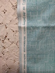 Emmy Grace Art Gallery Fabrics by Bari J Blue Tiny Houses Cotton Print BTHY