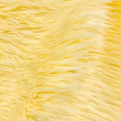 Eden PALE YELLOW Shaggy Long Pile Soft Faux Fur Fabric for Fursuit, Cosplay Cos