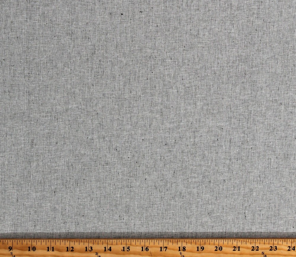 Essex Yarn Dyed Homespun Light Gray 43″ Linen/Cotton Fabric by the Yard D255.28