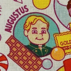 Willy Wonka & The Chocolate Factory Packed Winners Camelot 100% Cotton Fabric