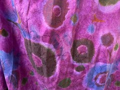 Multicolor of Purple Floral Print Fabric Sold by the Yard 44″ wide