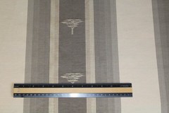 Serengeti Stripe, a silk and linen woven high-end decorator material in neutrals