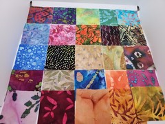 2.5 INCH (2.5 X 2.5) Mixed Prints QUILT SQUARES Batik