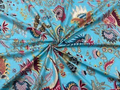 Print_805 Handmade Floral Running Cotton Indian Fabric 3 Yard New Hand-Block