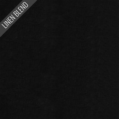 Solid Linen Blend in Black | Cortina Linen Cotton | Lumin