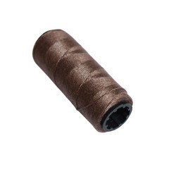 3 Rolls Sewing Threads Weaving Using for Hand Hair Weft Brown