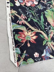 Vintage Deborah Danser Floral Fabric for FabriYaz 54” x 20 ft Designer Yardage