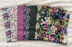 NEW Riley Blake Morning Meadow 1/2 Yard Bundle of 7 Fabric Total of 3.5 Yards