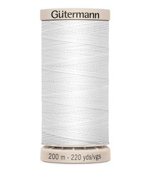 Gutermann Quilting Thread 220 Yards-White 738219-5709 220 yards, White